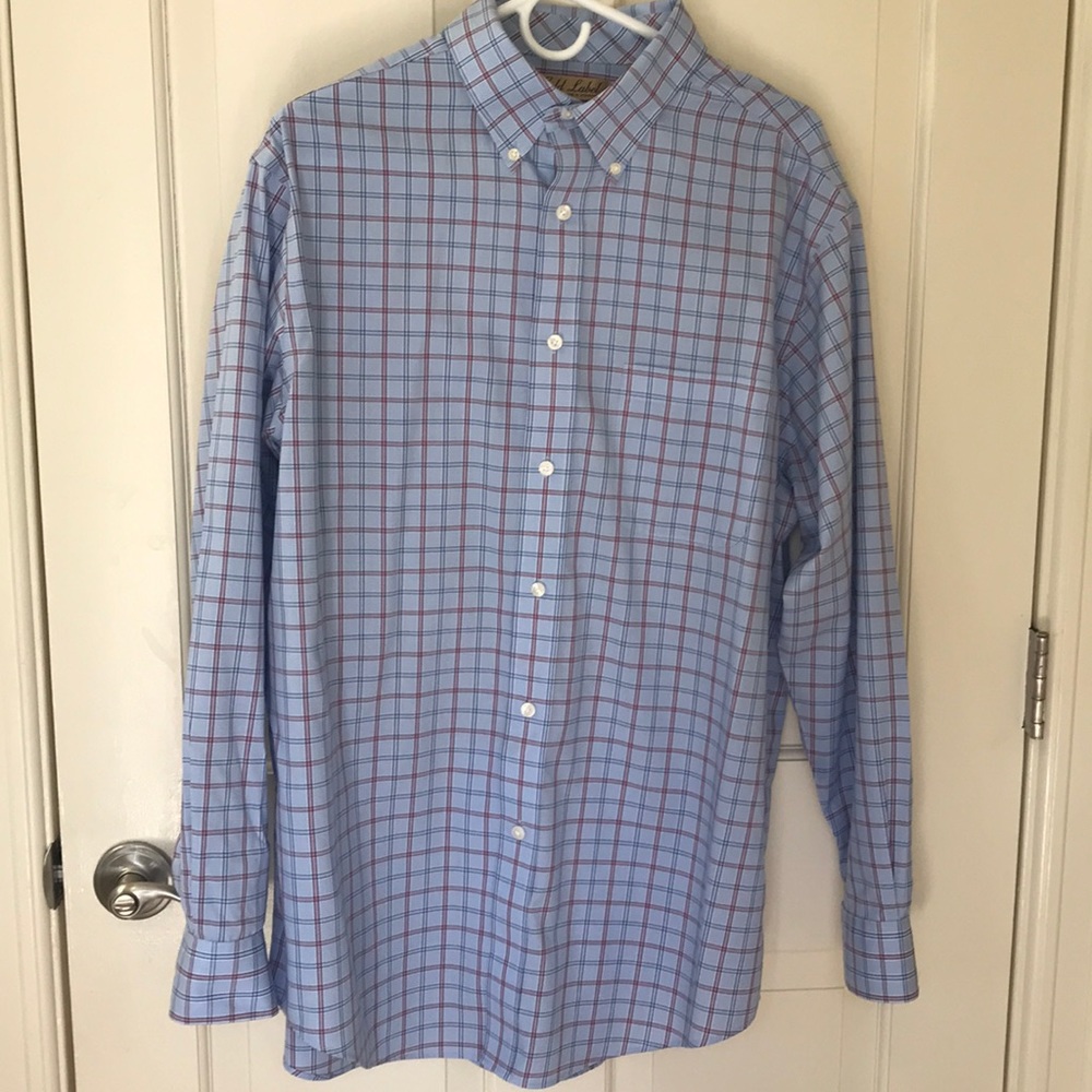 Beautiful blue patterned dress shirt